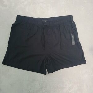 NWT Tahari Linen Blend Black Pull On Shorts Womens 3X Casual Summer